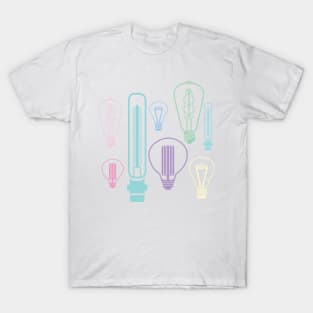 Vintage Light Bulbs T-Shirt